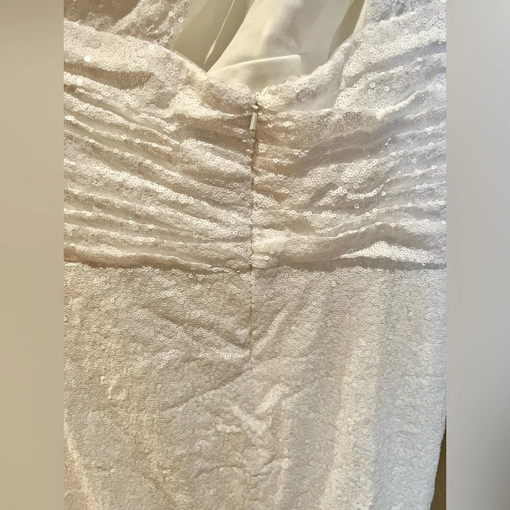 NWT Rene Ruiz One-Shoulder Sequin Dress, Size 10! - Picture 6 of 13
